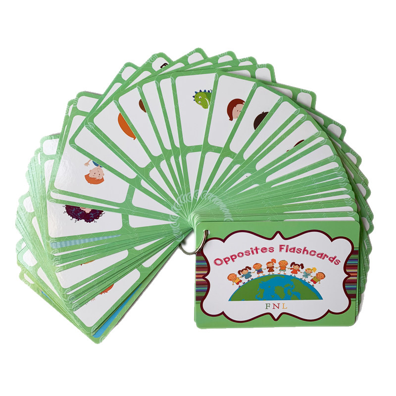 Board Game Education - The 100 Groups Opposites Flashcards English