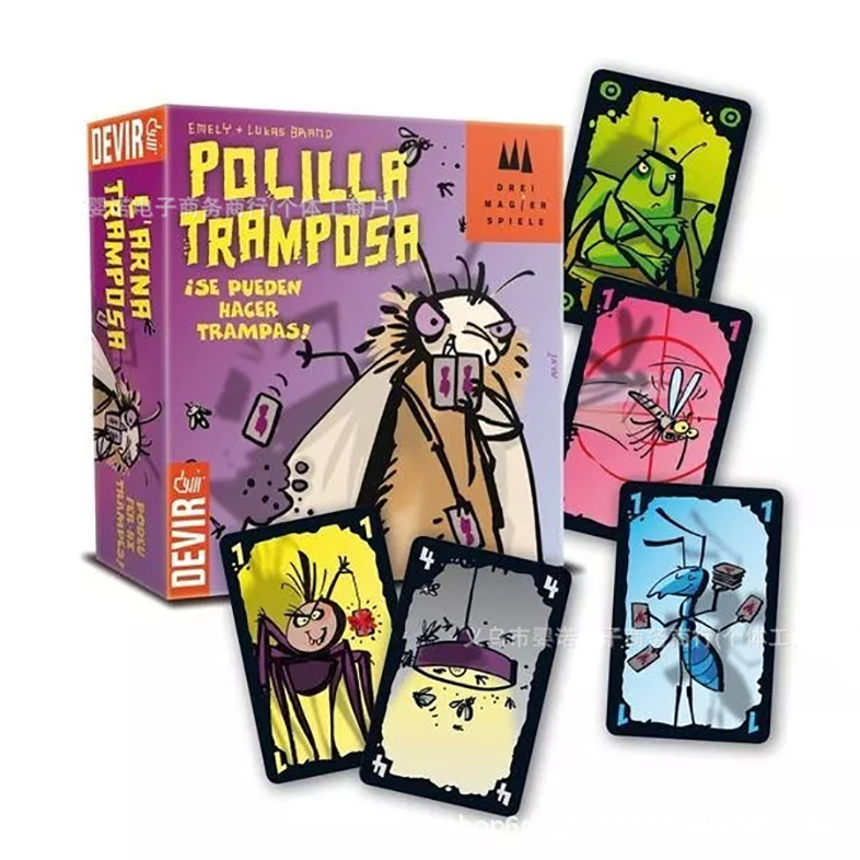 Board Game Viral - Mogel Motte Polilla Tramposa Card Game