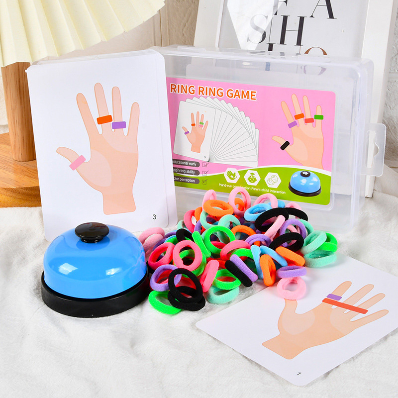 Board Game Education - Kids Finger Ring Board Game Color