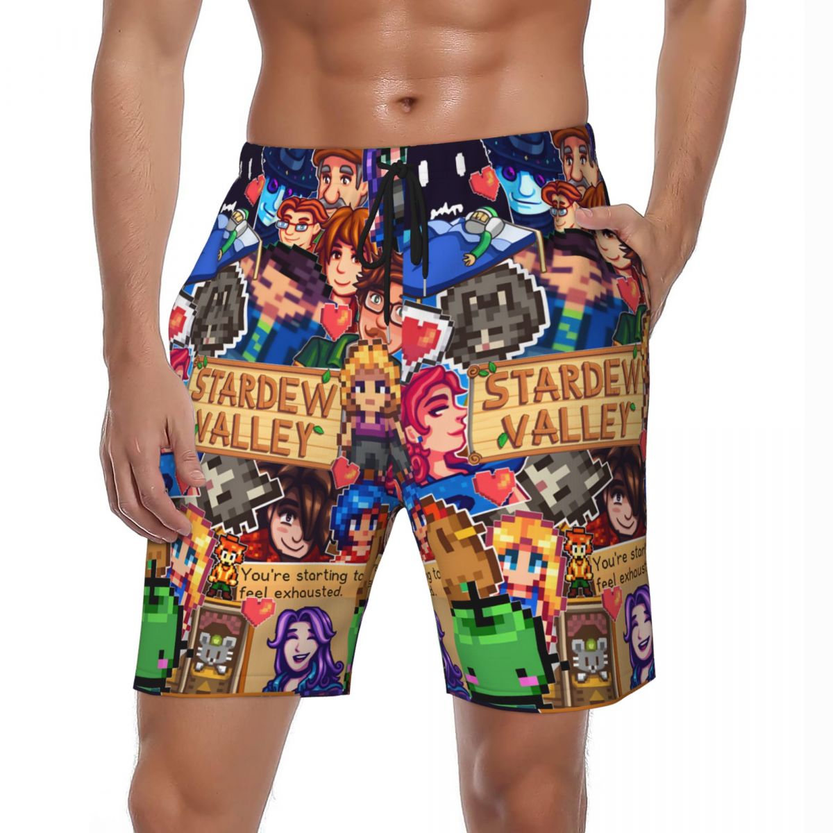 Board Game Quick - Summer Board Shorts Men's Stardew Valley