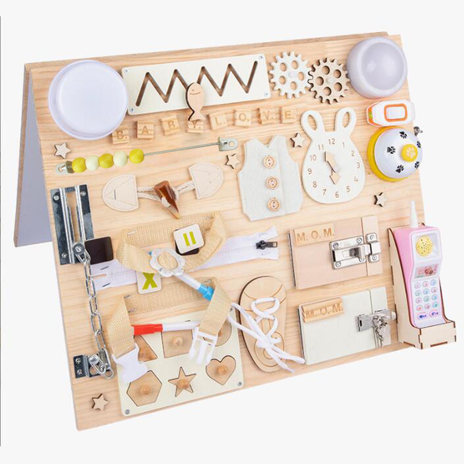 Board Game Education - Montessori Busy Board Accessories Abacus Counting