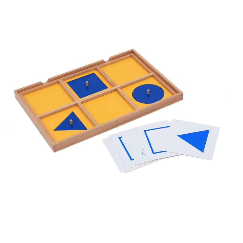 Board Game Education - Montessori Sensory Toys Geometric Demonstration Tray