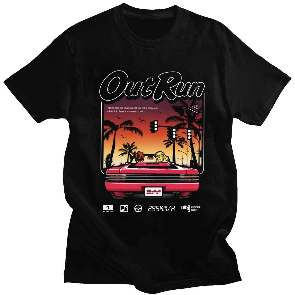 Board Game Viral - 90s Vintage Out Run Top T
