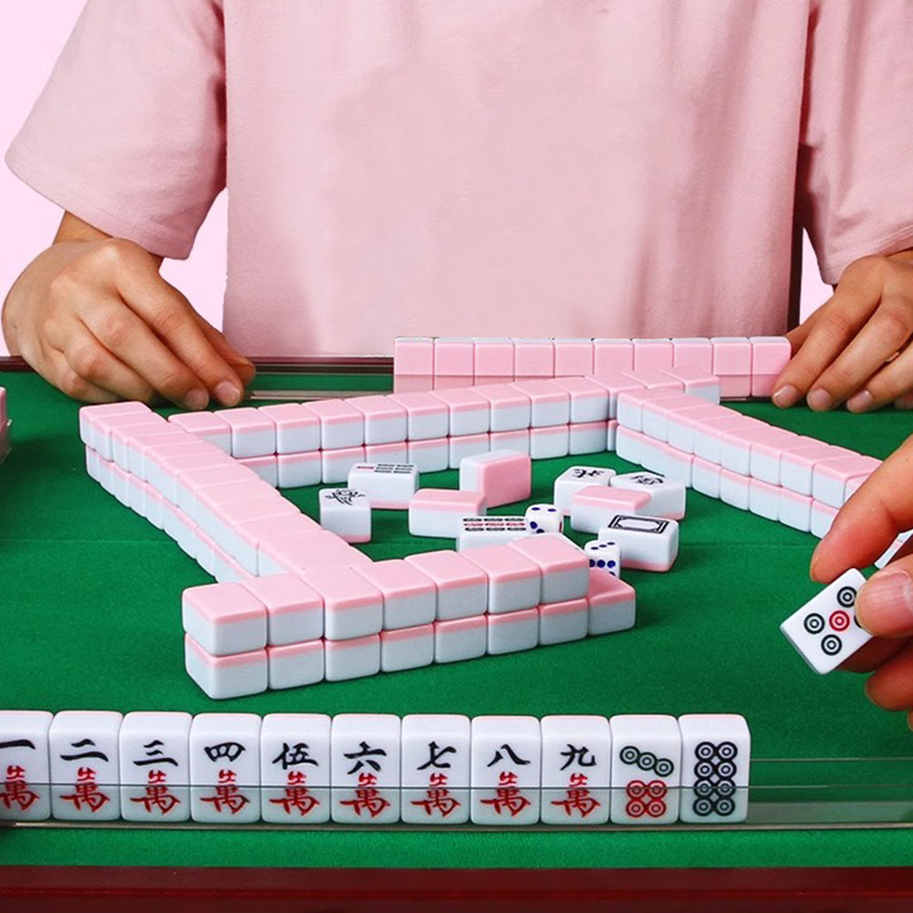 Board Game Mahjong - Mini Mahjong Chinese Traditional Mahjong Board