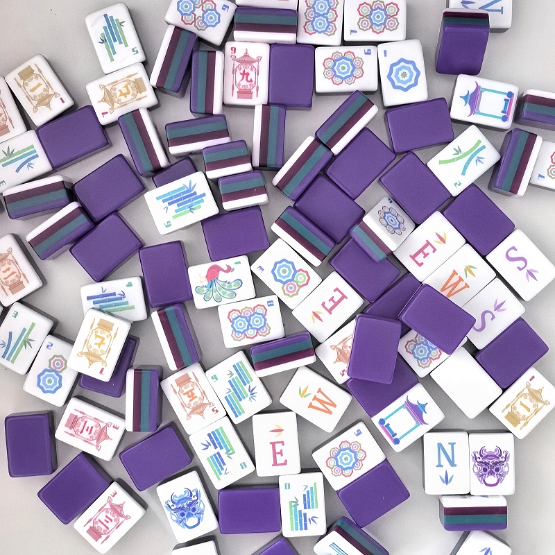 New Arrival Deep Purple 4-Laye - Board Game Mahjong 评论和价格