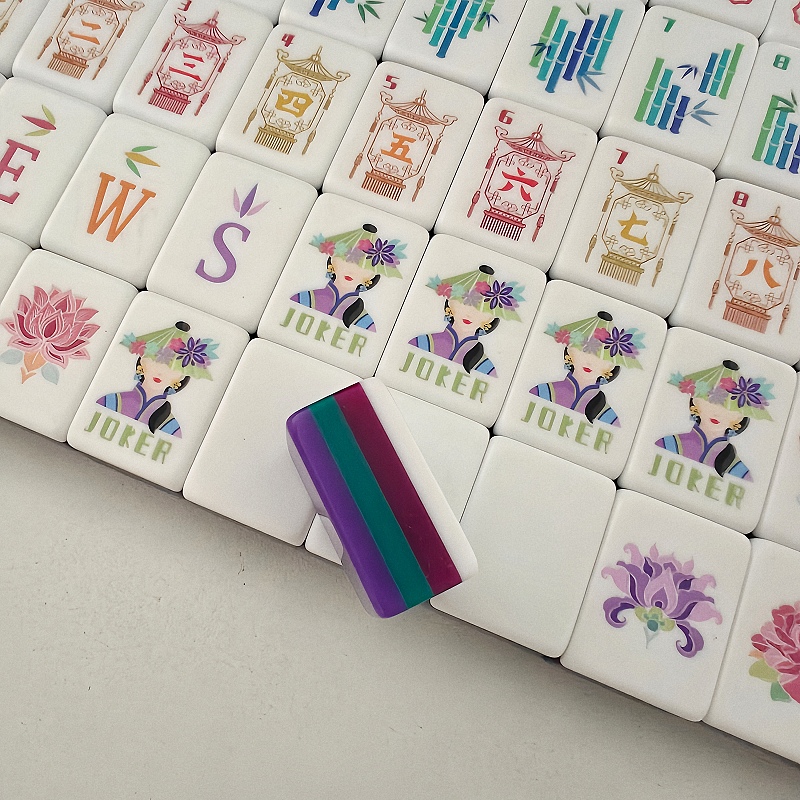 New Arrival Deep Purple 4-Laye - Board Game Mahjong 评论和价格
