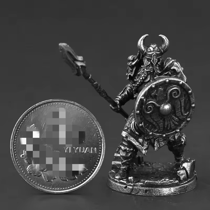 White Brass Viking Warrior Min - Board Game Vikings 评论和价格