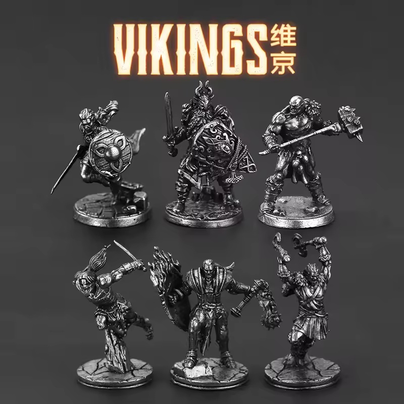White Brass Viking Warrior Min - Board Game Vikings 评论和价格