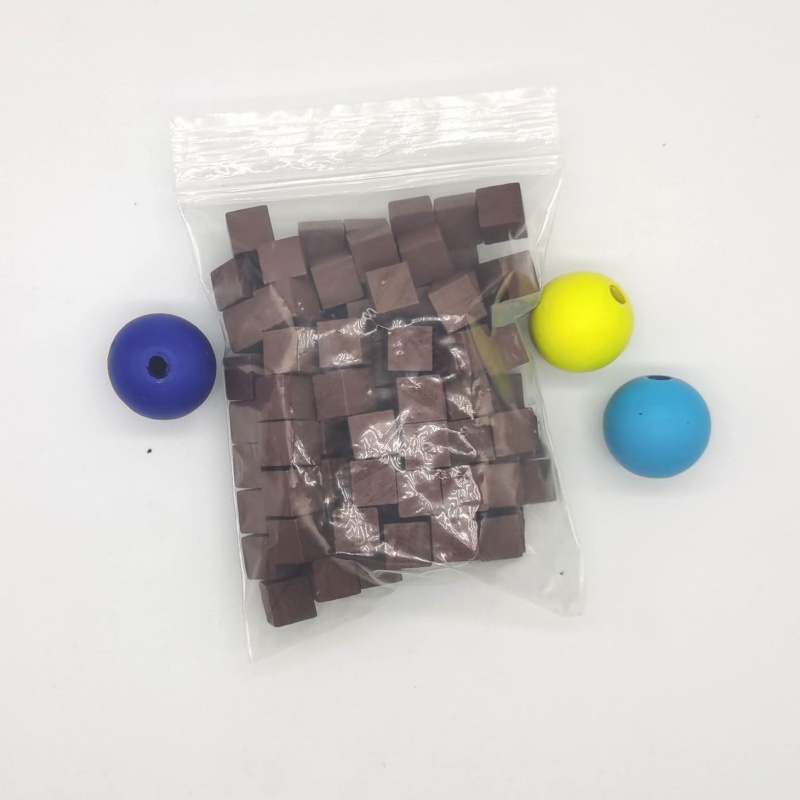 100Pcs/lots 10mm Wood Cubes Co - Board Game Impostor 评论和价格