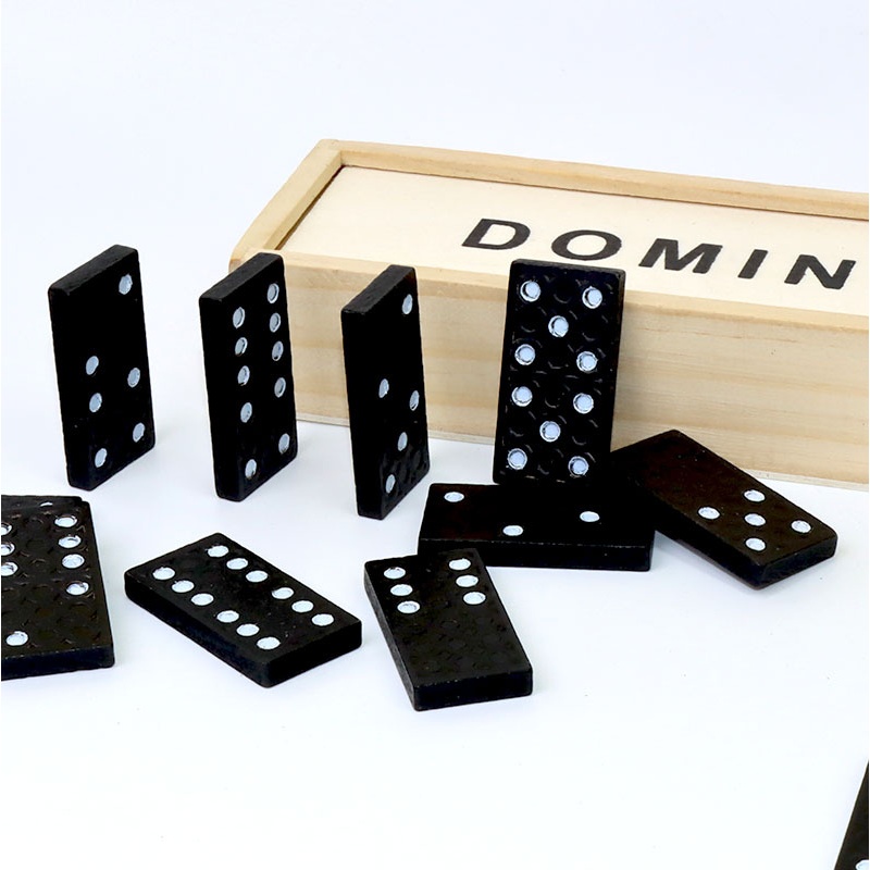 28 Pieces Of Black Dominoes Wo - Board Game Monopoli 评论和价格