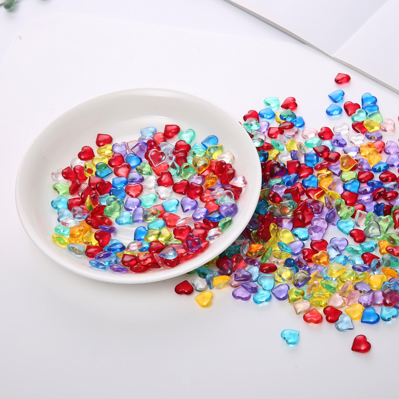 100PCS 10*4mm Heart Shape Acry - Board Game Impostor 评论和价格
