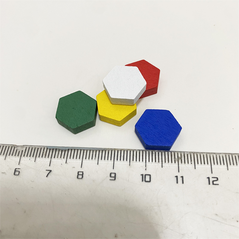 50 Pieces Wooden Hexagonal Pri - Board Game Impostor 评论和价格