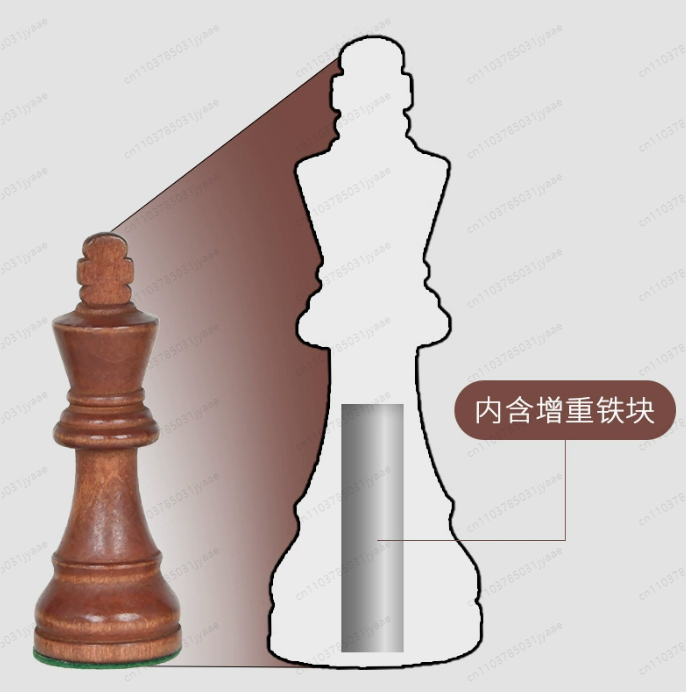 3.5-3.75 Inch Weighted Wooden  - Chess Set Wooden 评论和价格