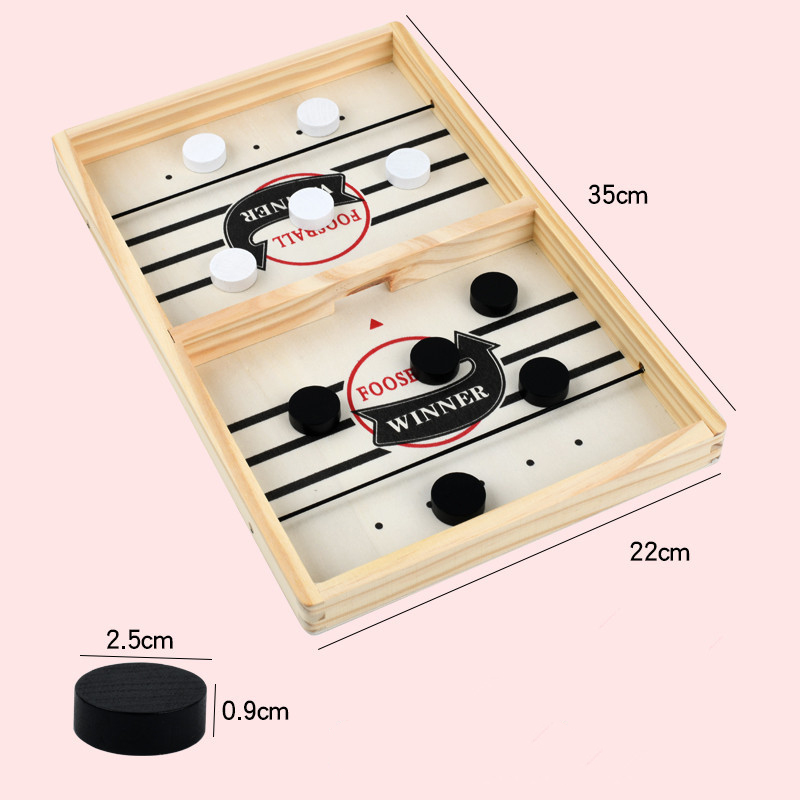 Table Hockey Paced Sling Puck  - Board Game Quick 评论和价格