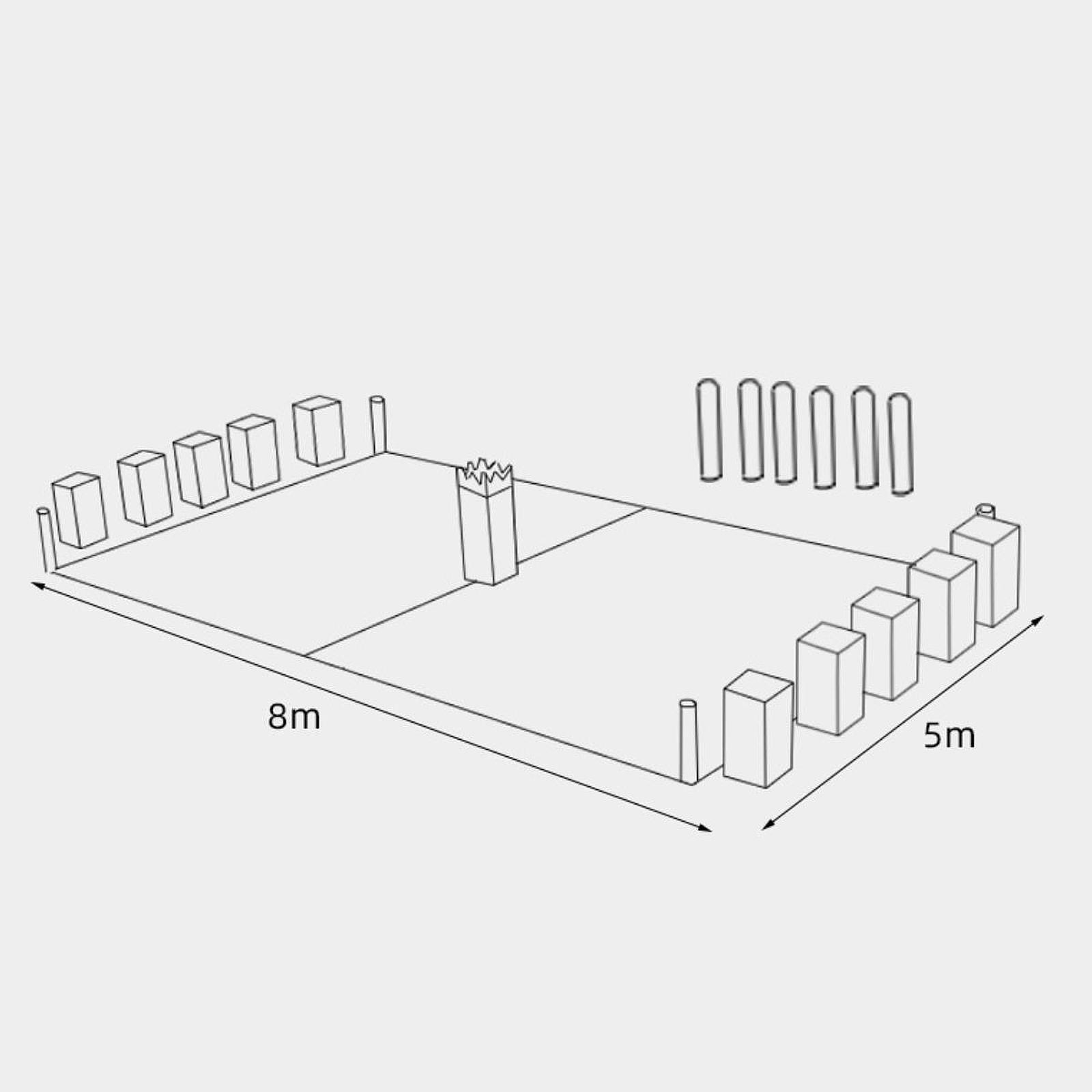 Kubb Wooden Toss Game Set Outd - Chess Set Wooden 评论和价格