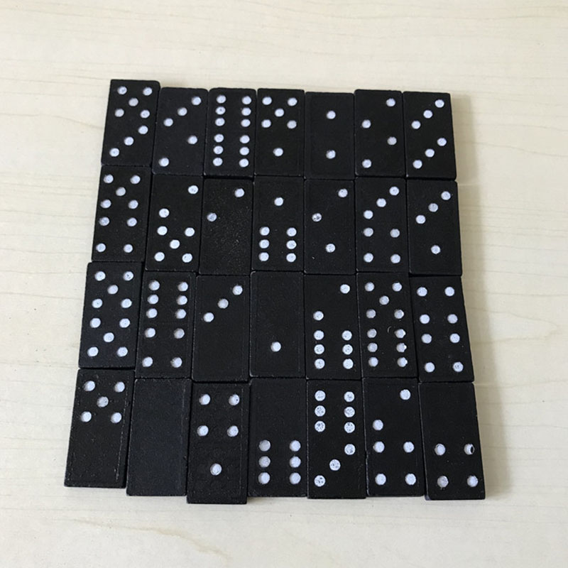28pcs/Set Wooden Domino Board  - Board Game Monopoli 评论和价格