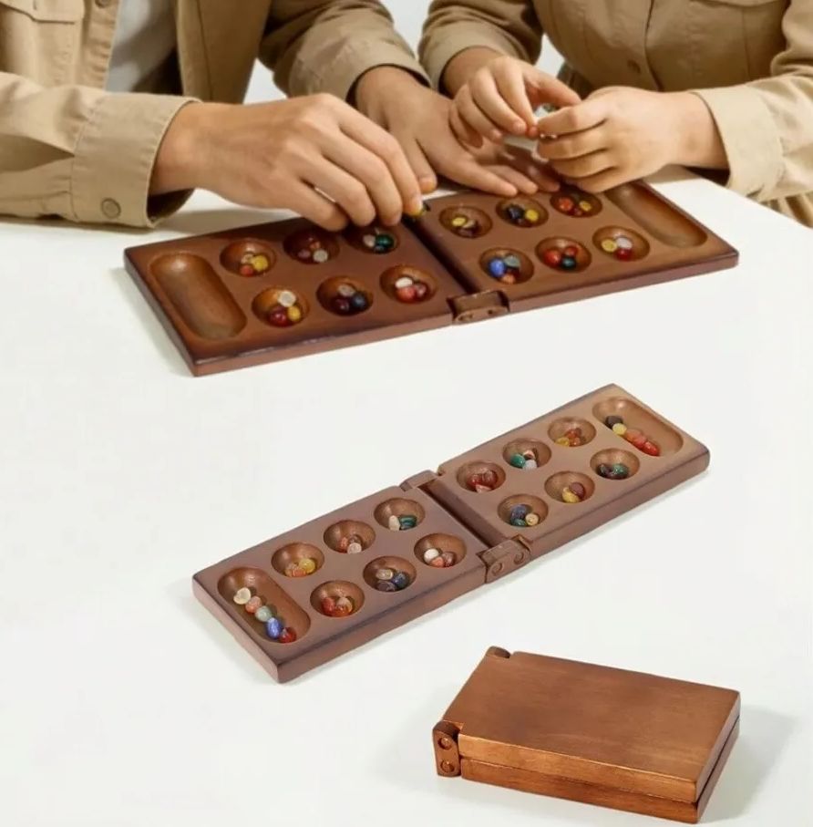 Classic Mancala Ancient Africa - Chess Set Wooden 评论和价格