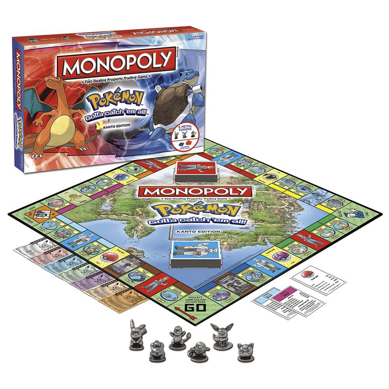MONOPOLY Pokemon Board Game Ca - Board Game Monopoli 评论和价格
