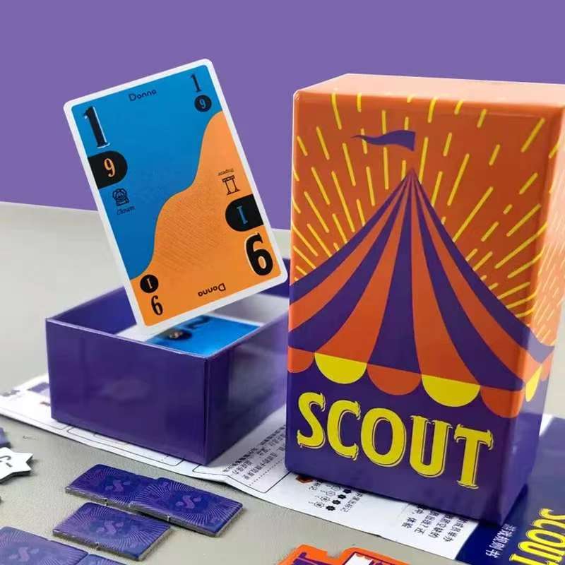 Scout Card Game Circus Scout B - Board Game Template 评论和价格