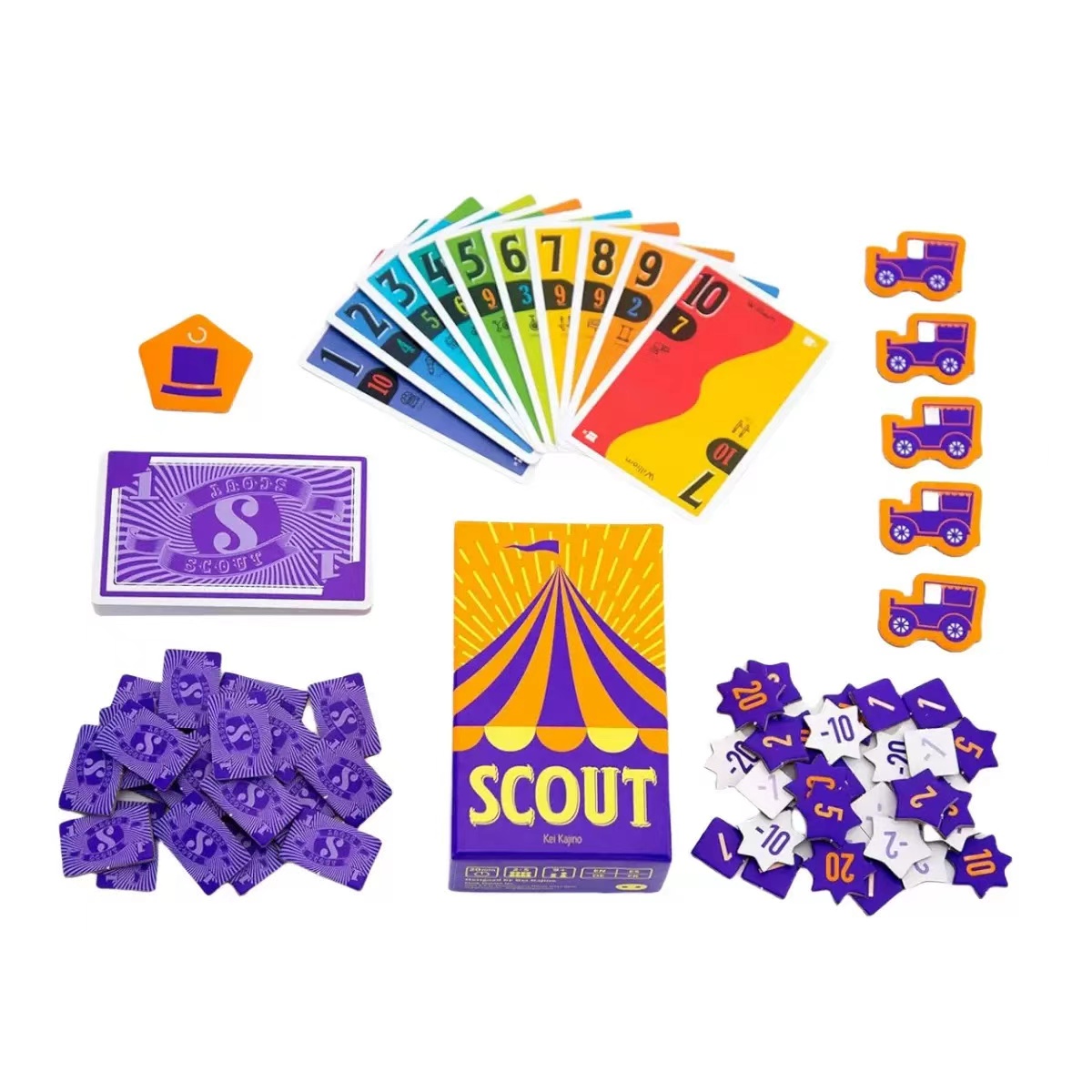 Scout Card Game Circus Scout B - Board Game Template 评论和价格
