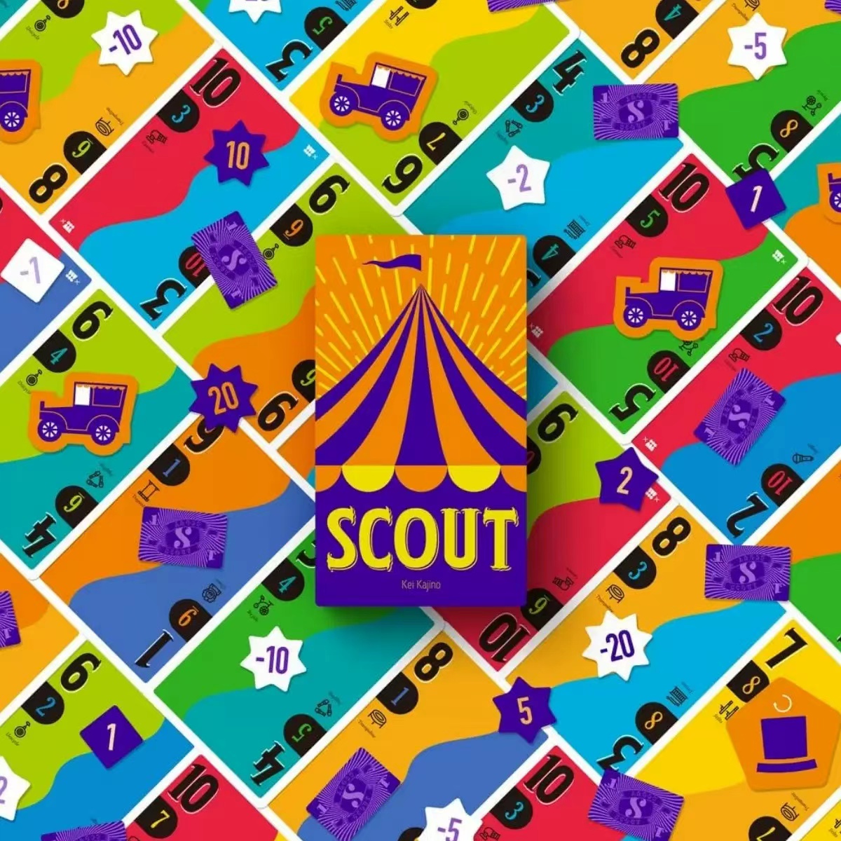 Scout Card Game Circus Scout B - Board Game Template 评论和价格