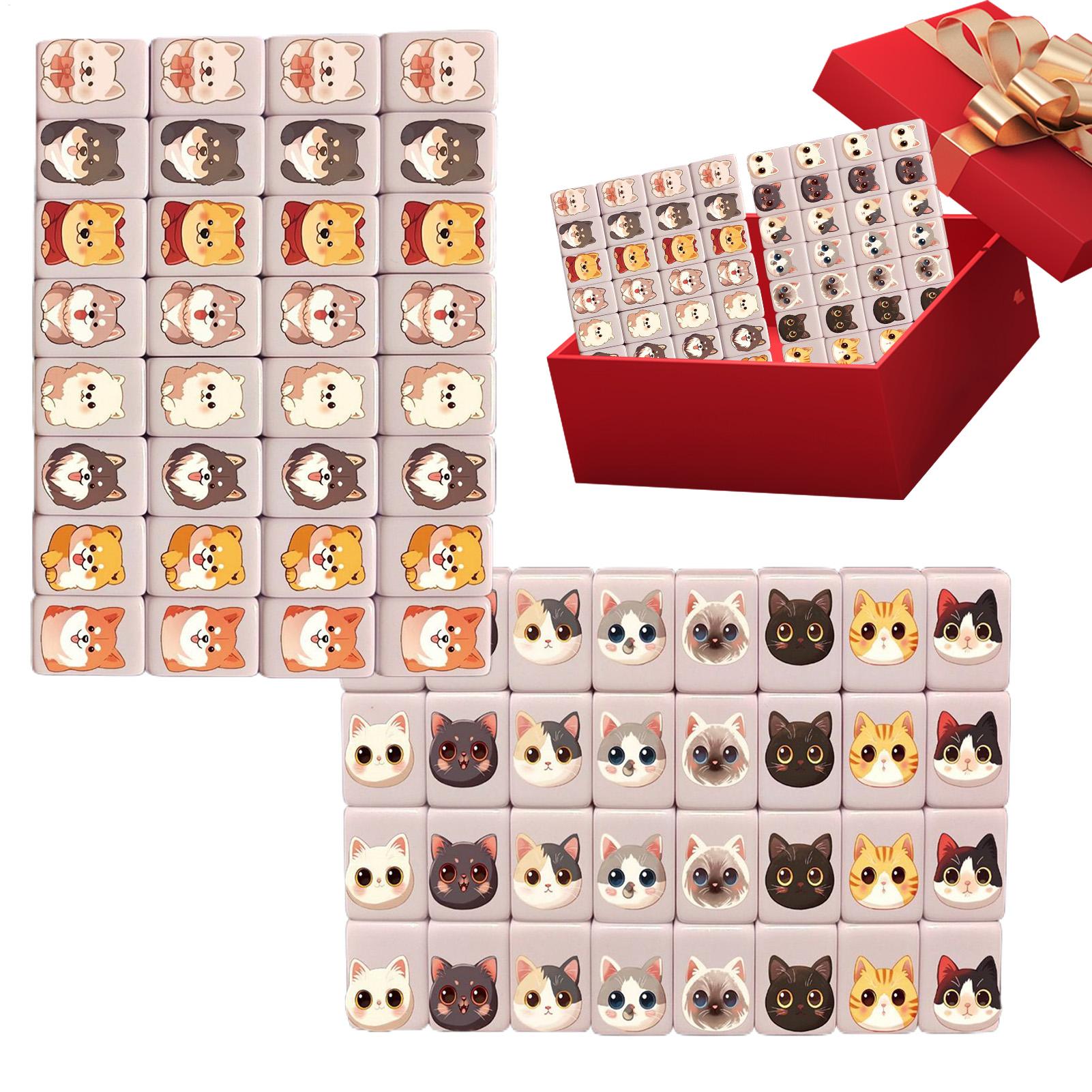 65Pcs mini Mahjong Board Games - Board Game Mahjong 评论和价格