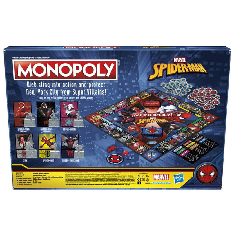 Marvel Spider-Man Monopoly Boa - Board Game Monopoli 评论和价格