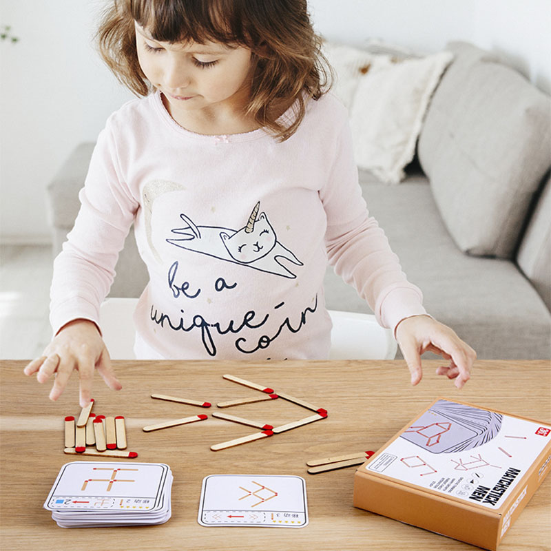 Montessori Matches Puzzles Gam - Board Game Education 评论和价格