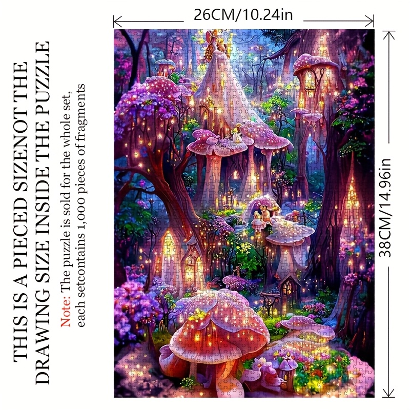 1000pcs Enchanted Forest Jigsa - Jigsaw Puzzle Adult 评论和价格