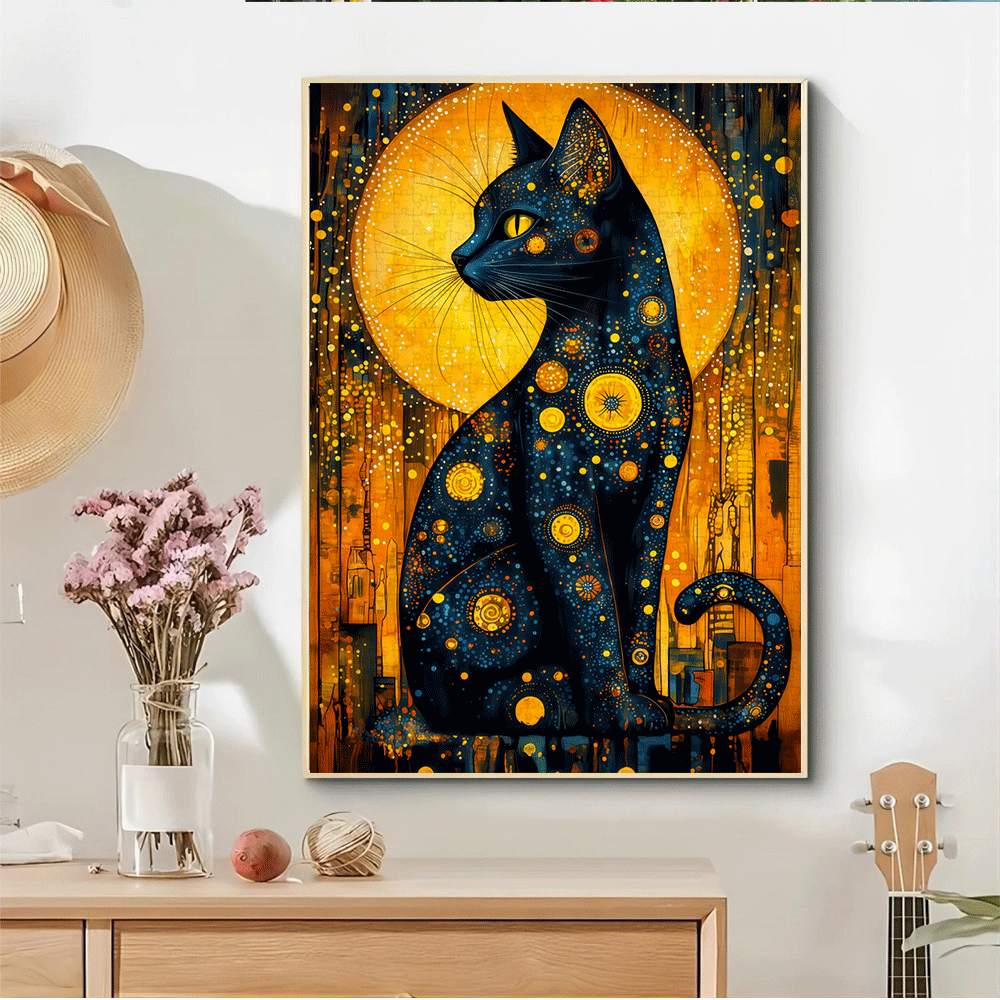 1000pcs Van Gogh-Inspired Blac - Jigsaw Puzzle Adult 评论和价格