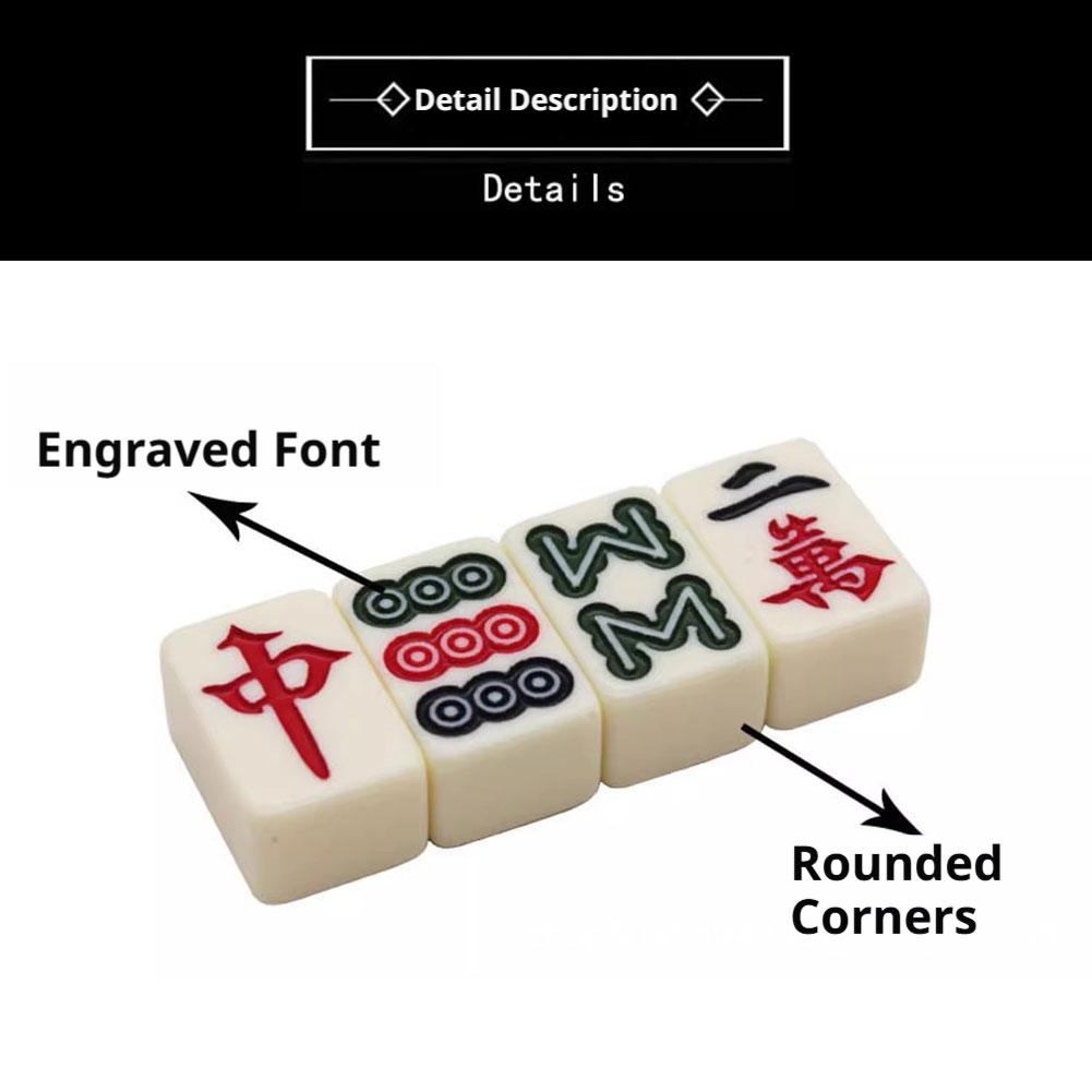 Mini Mahjong Tiles Chinese Mah - Board Game Mahjong 评论和价格
