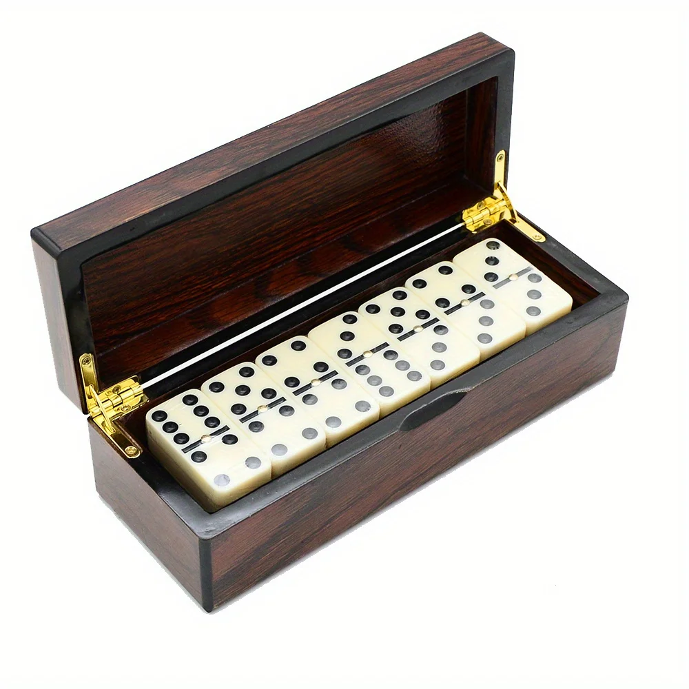 [Wooden Dominoes Game Set] 28p - Board Game Monopoli 评论和价格