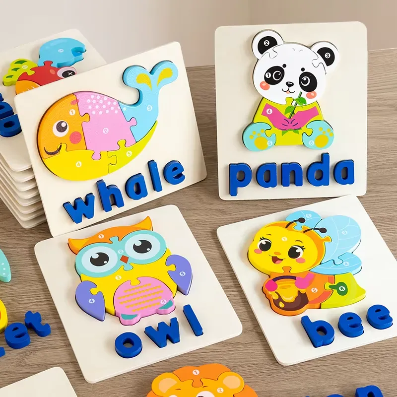 3D Animal Traffic Puzzle Spell - Board Game Education 评论和价格