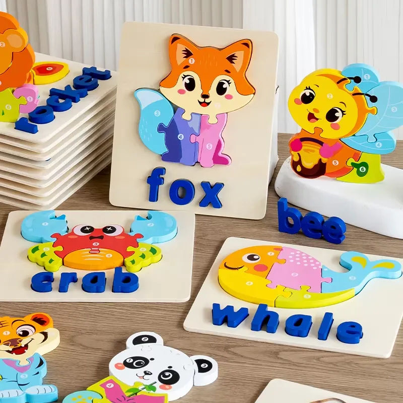 3D Animal Traffic Puzzle Spell - Board Game Education 评论和价格