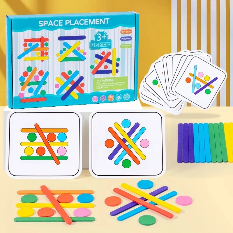Kids Rainbow Stick Thinking Pu - Board Game Education 评论和价格