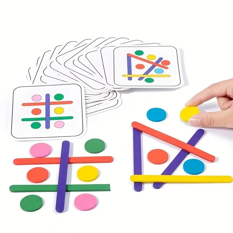 Kids Rainbow Stick Thinking Pu - Board Game Education 评论和价格