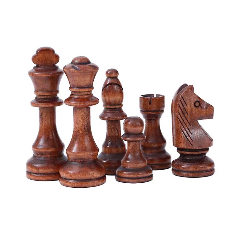 32 Pieces Wooden Chess King He - Magnetic Travel Chess 评论和价格