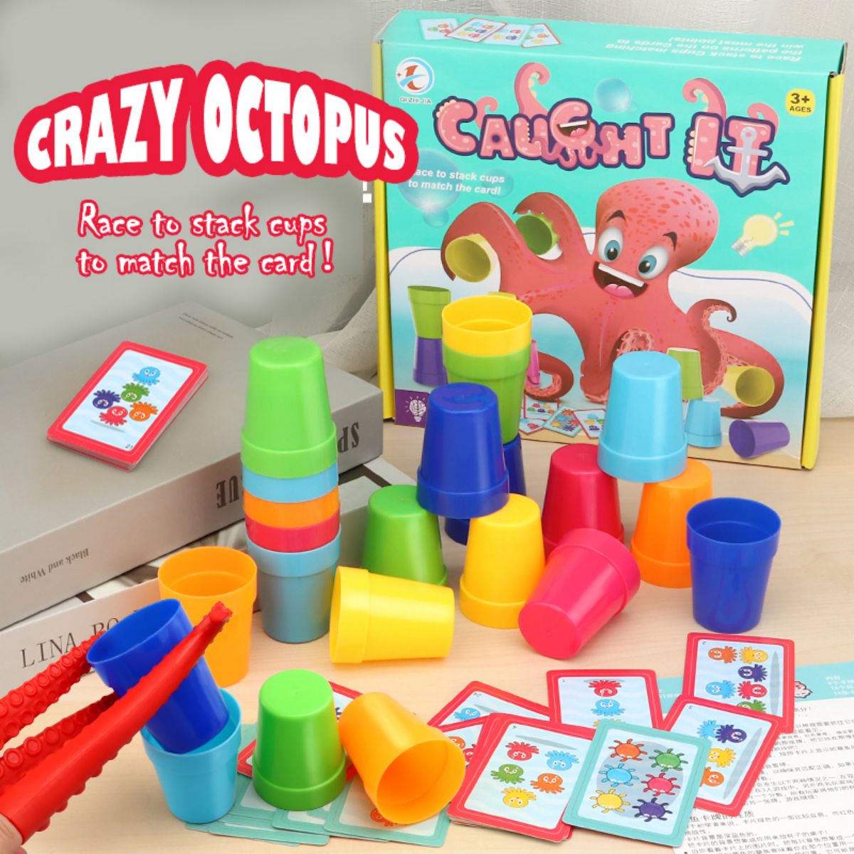 Crazy Octopus Parent-Child Int - Board Game Quick 评论和价格