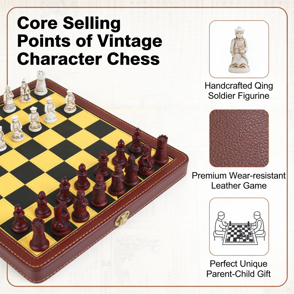 Retro ancient chess trumpet re - Magnetic Travel Chess 评论和价格
