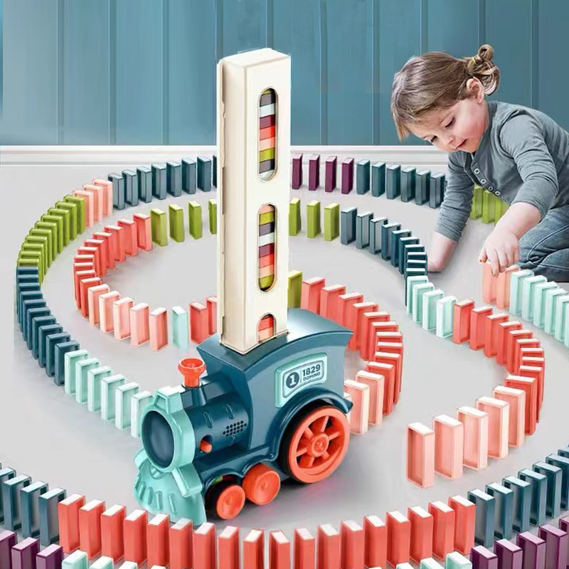 Automatic Laying Domino Train  - Board Game Monopoli 评论和价格
