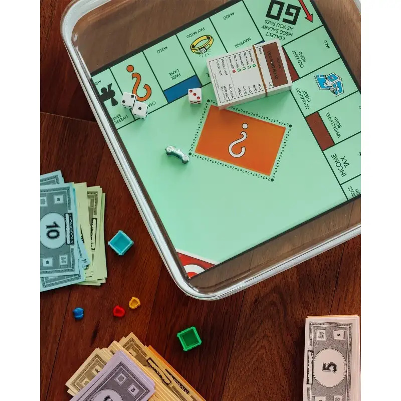 1pc Large Clear Hard Shell Sto - Board Game Organization 评论和价格