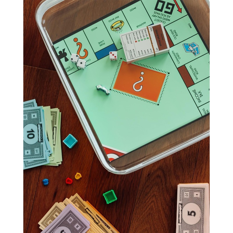 1pc Large Clear Hard Shell Sto - Board Game Organization 评论和价格