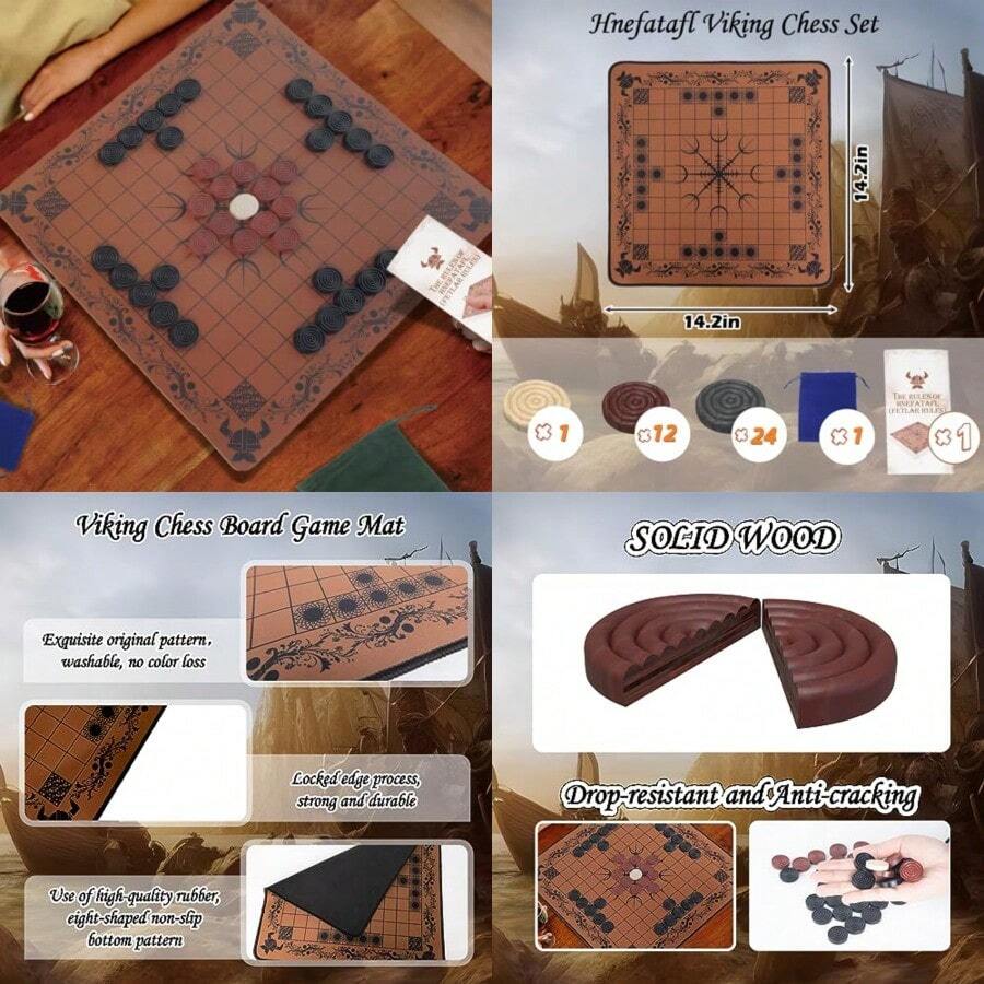 HNEFATAFL: Viking Chess Board  - Board Game Vikings 评论和价格