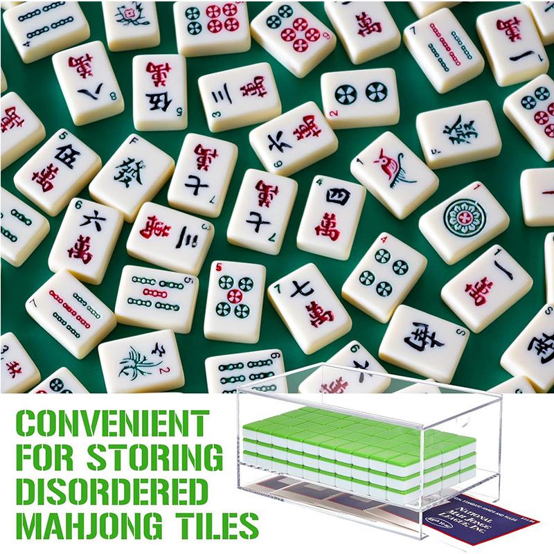 Portable Mahjong Case with Two - Board Game Mahjong 评论和价格