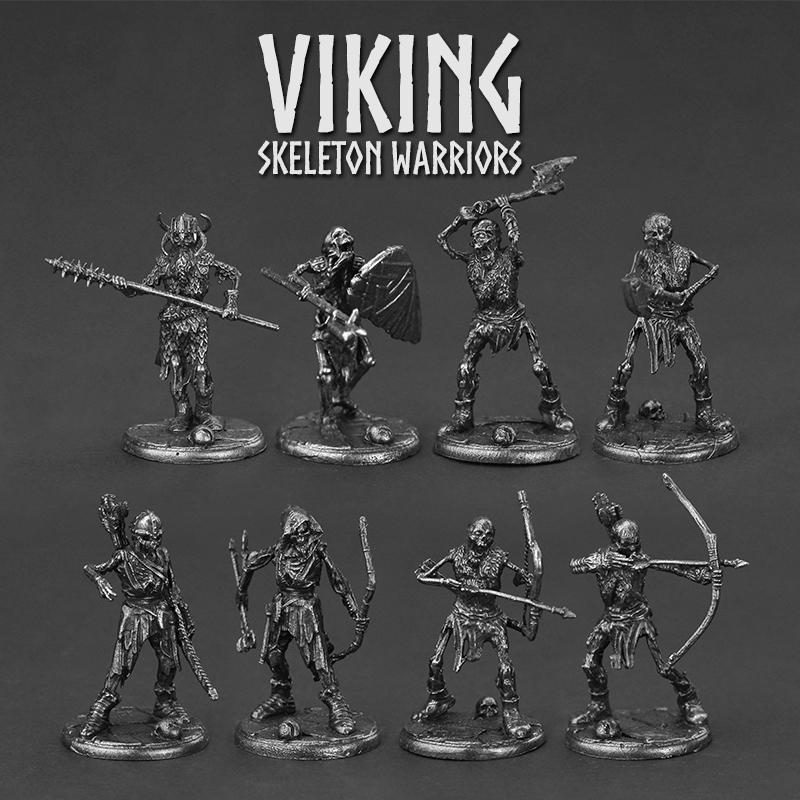 2025 Metal Viking Skeleton War - Board Game Vikings 评论和价格