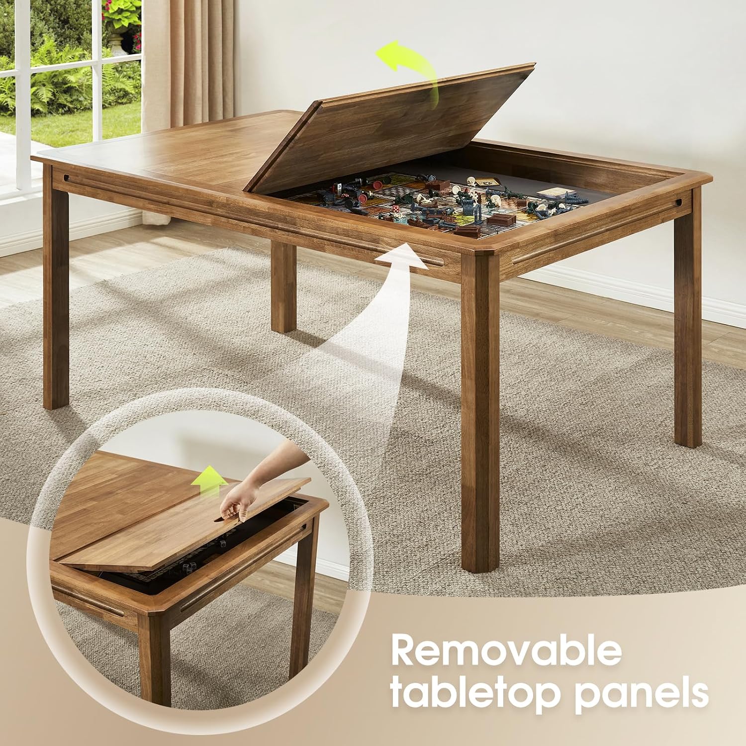 Board Game Table w/ Removable  - Board Game Vault 评论和价格