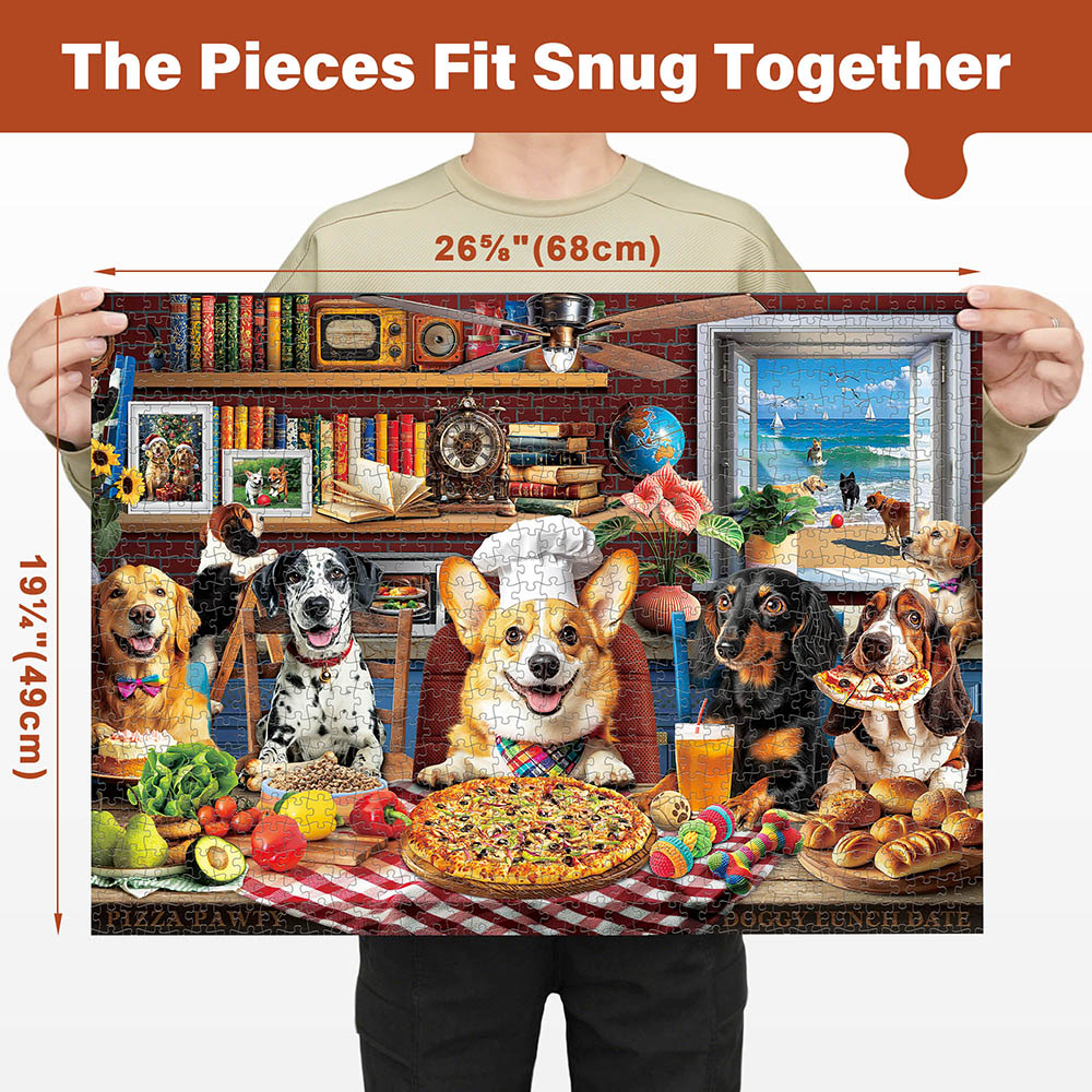 Cute Chef Corgi Multi Breed Do - Jigsaw Puzzle Adult 评论和价格