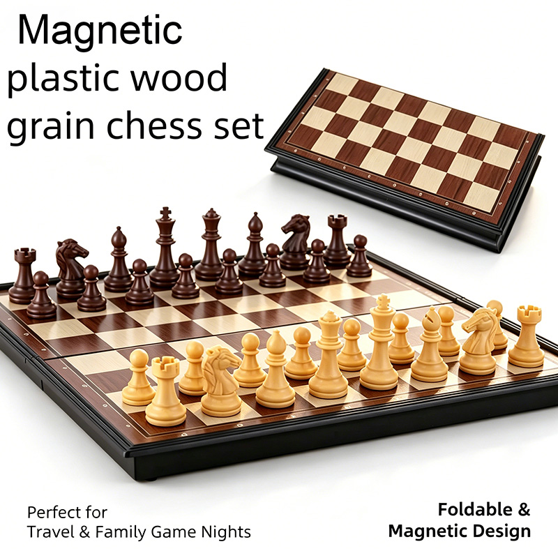24CM Foldable Magnetic Chess G - Magnetic Travel Chess 评论和价格