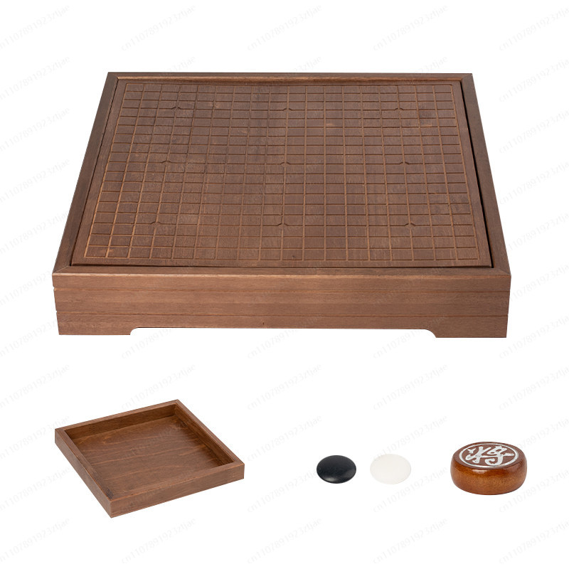 High-End Solid Wood Go & Chine - Chess Set Wooden 评论和价格
