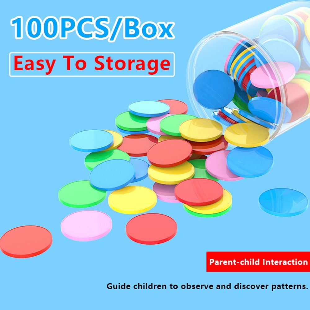 100pcs Plastic Counting Chips  - Board Game Impostor 评论和价格